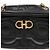 Salvatore Ferragamo Borsa a Tracolla Gancini Camera Nero Oro - vista 3
