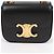 Céline Mini Clutch a Catena in Vitello Lucido Nero Borsa a Tracolla - vista 2
