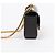 Céline Mini Clutch a Catena in Vitello Lucido Nero Borsa a Tracolla - vista 4