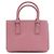 Prada Mini Tote e Borsa a Tracolla in Rosa con Logo - vista 4