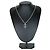 Collana Dior con pendente CD marrone metallo