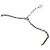 Collana Dior con pendente CD marrone metallo - vista 5