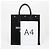 Autre Marque Sac cabas en toile Logo Noir - vue 13