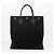 Autre Marque Sac cabas en toile Logo Noir - vue 3