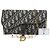 Dior Carteira longa Saddle em jacquard Oblique azul