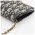 Dior Carteira longa Saddle em jacquard Oblique azul - vista 9