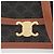 Céline Borsa a tracolla Classic Triomphe Canvas Tan - vista 3