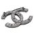 Chanel Spilla Crystal Star CC Logo Season - vista 3