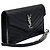 Autre Marque Borsa a tracolla Monogram Envelope Cassandra WOC Black Gold Chain - vista 4