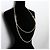 Chanel Collana Lunga da Donna Season Gold Crystal Star CC Pearl - vista 3
