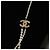 Chanel Collana Lunga da Donna Season Gold Crystal Star CC Pearl - vista 5