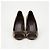 Escarpins à bout ouvert Gucci Marron en toile - vue 4