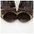 Escarpins à bout ouvert Gucci Marron en toile - vue 5