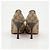 Escarpins à bout ouvert Gucci Marron en toile - vue 9