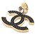 Chanel Boucles d'oreilles pendantes à clip en métal Season - vue 2