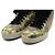 Gucci Sneakers alte GG Canvas Green Bloom - vista 5