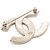 Chanel Spilla Logo CC in Perle e Vetro Cristallino Season - vista 3