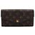 Louis Vuitton Cartera larga para mujer Monogram Sarah Wallet
