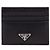 Prada Portacarte Triangle in Saffiano - vista 2