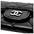 Chanel Tarjetero de piel caviar negra - vista 9