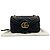 Gucci Borsa a tracolla e spalla GG Marmont in pelle matelassé Small, Nero - vista 11