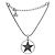 Dior Pulsera de Estrella Redonda Plateada