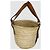 Loewe Saco tote cesto Anagram em ráfia - vista 2