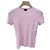 Chanel Kaschmir-Strick mit kurzen Ärmeln für Damen, Rosa