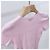 Chanel Kaschmir-Strick mit kurzen Ärmeln für Damen, Rosa - Ansicht 5