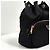 Prada Bolso bucket crossbody de nylon con logo triangular Negro - vista 12
