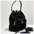 Prada Bolso bucket crossbody de nylon con logo triangular Negro - vista 4