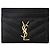 Autre Marque SAINT LAURENT Monogram Kartenetui Schwarz Gold