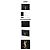 Autre Marque SAINT LAURENT Monogram Kartenetui Schwarz Gold - Ansicht 2