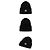 Moncler Gorro de malha com patch de logótipo - vista 3