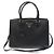Prada Bolso Two-Way de piel de becerro suave Negro