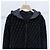 Fendi Giacca Bomber in Velluto con Cappuccio Nero - vista 2
