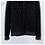 Fendi Giacca Bomber in Velluto con Cappuccio Nero - vista 3