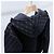 Fendi Giacca Bomber in Velluto con Cappuccio Nero - vista 5