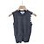 Thom Browne Chaleco de punto de cachemira para mujer Gris
