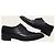 Louis Vuitton Scarpe Derby stringate da uomo Wall Street in Epi nero - vista 5