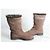 Louis Vuitton Botines de ante marrón (SKU: - vista 4