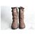 Louis Vuitton Botines de ante marrón (SKU: - vista 5