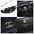 Chanel Mini Portafoglio a Tracolla con Catena Camelia in Pelle d'Agnello Nera (Model - vista 7