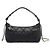 Tory Burch Fleming Pouch Bag Schwarz Lammleder - Ansicht 4