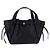 Petit sac cabas ROMY Tory Burch noir en cuir - vue 4
