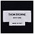 Sciarpa Thom Browne Cashmere Rib 4-Bar Navy - vista 9