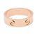Cartier Anello Love Modello Classico Misura KS Oro Rosa - vista 12