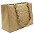 Chanel Borsa a tracolla con catena Caviar Skin Beige - vista 4