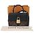 Louis Vuitton Borsa a spalla tote in tela monogram per donna Nero