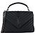 Autre Marque Bolsa de Ombro Chevron College Medium Silver